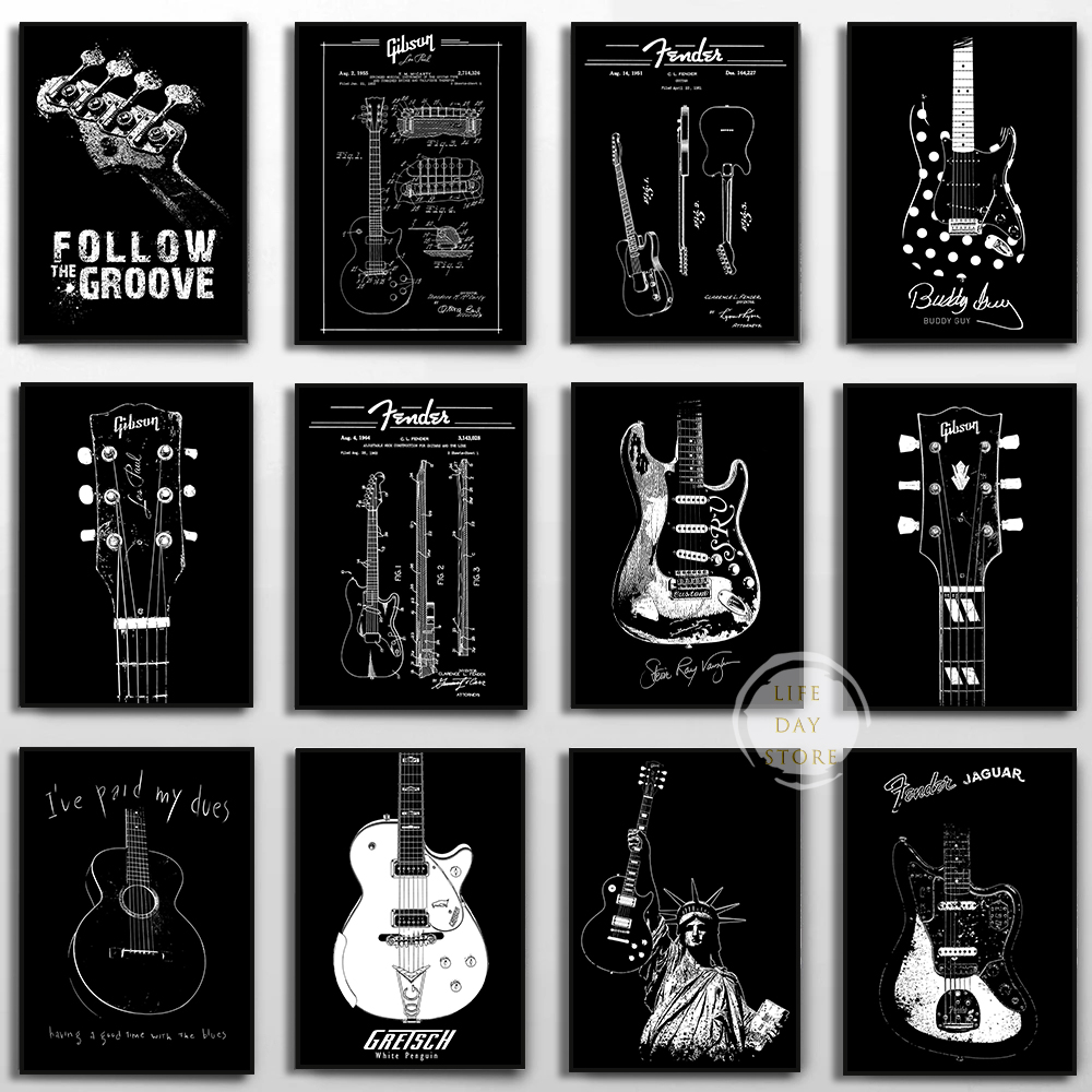 Picture Of Musical Instrument - Instrumentos musicales, guitarra eléctrica, carteles de