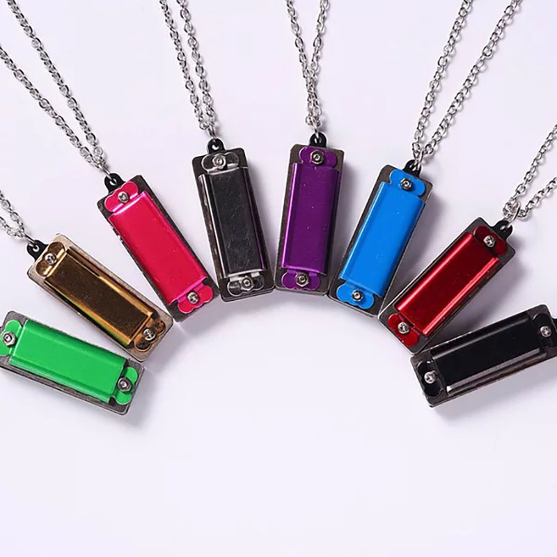 Musical Instrument Logo - Mini collar de armónica personalizado, logotipo