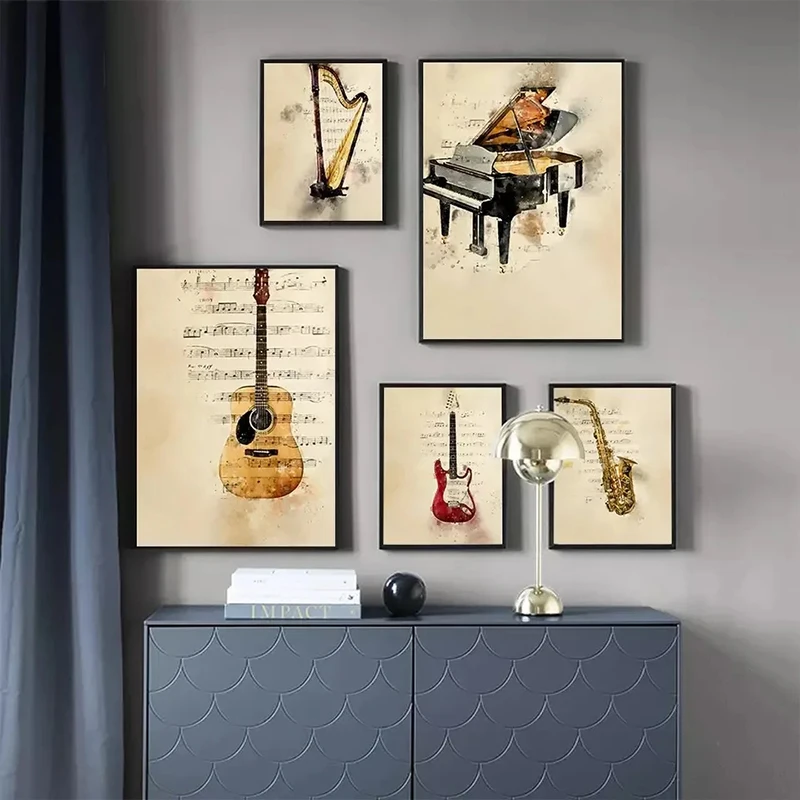 Picture Of Musical Instrument - Póster de Lienzo con Estampado de