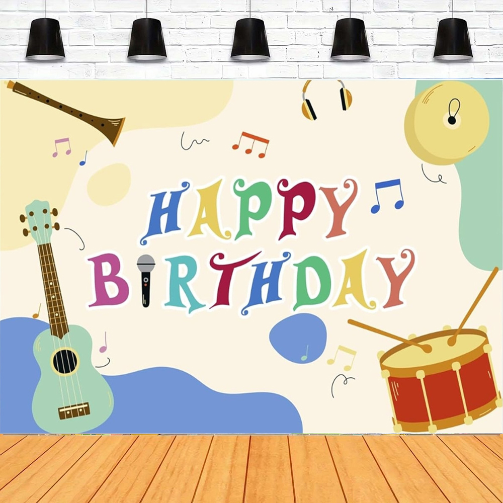 Musical Instrument Images - Fondo de Fotografía con Notas Musicales,