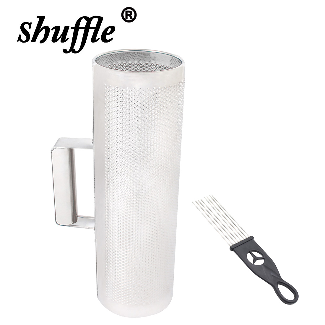 Musical Instrument Youtube - Tubo raspador de acero inoxidable Guiro