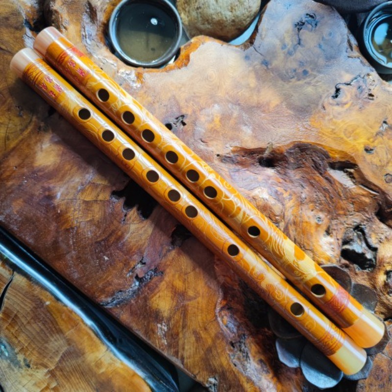 Musical Instrument I Play - Flauta corta de bambú para principiantes,