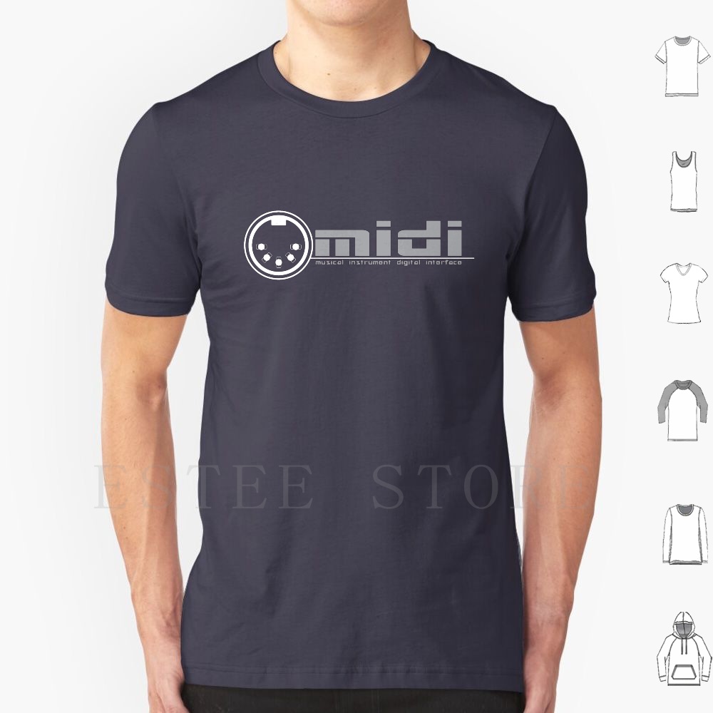 Musical Instrument Digital Interface - Instrumento Musical Midi, camiseta con interfaz