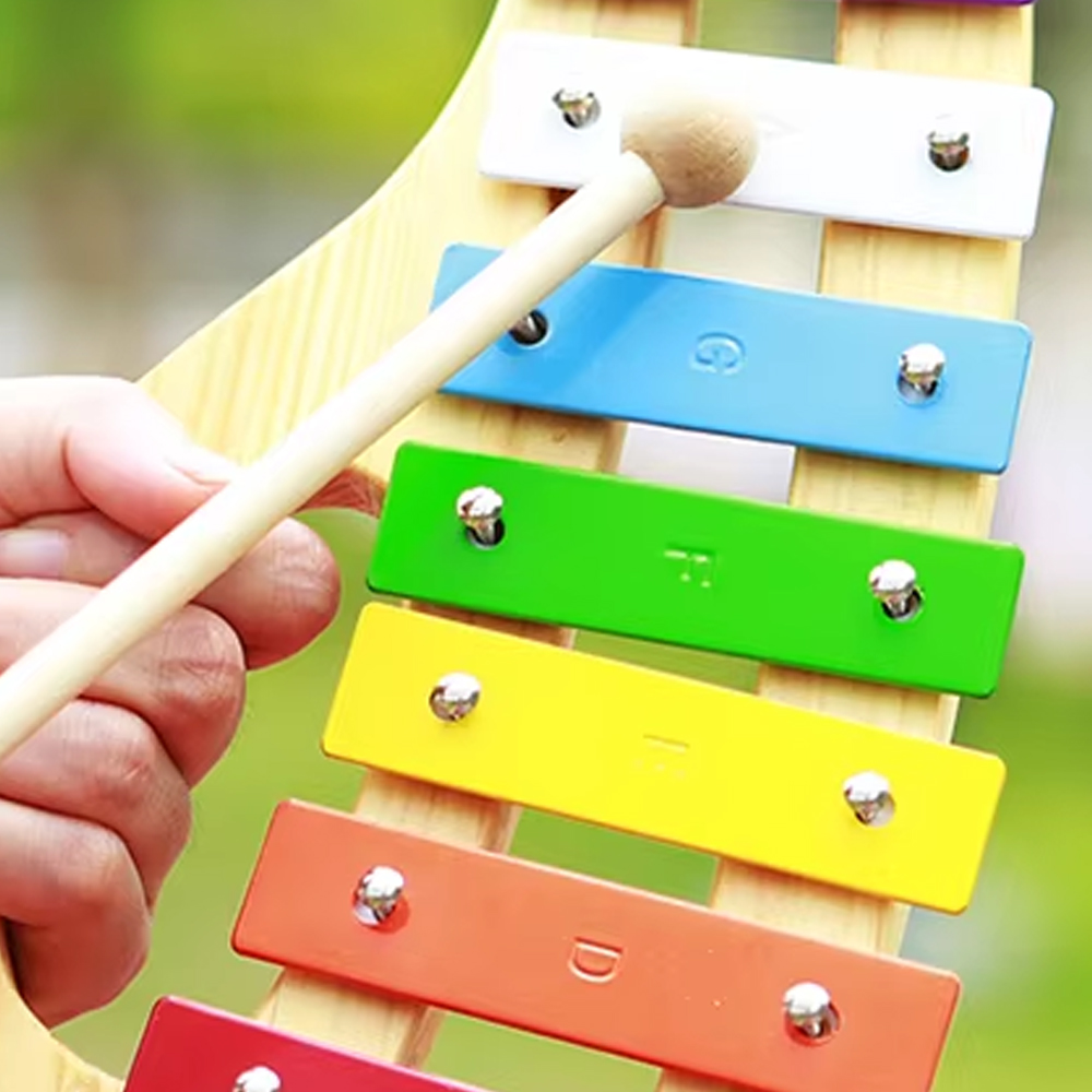 Musical Instrument Glockenspiel - Xilófono Orff de 8 notas, instrumento