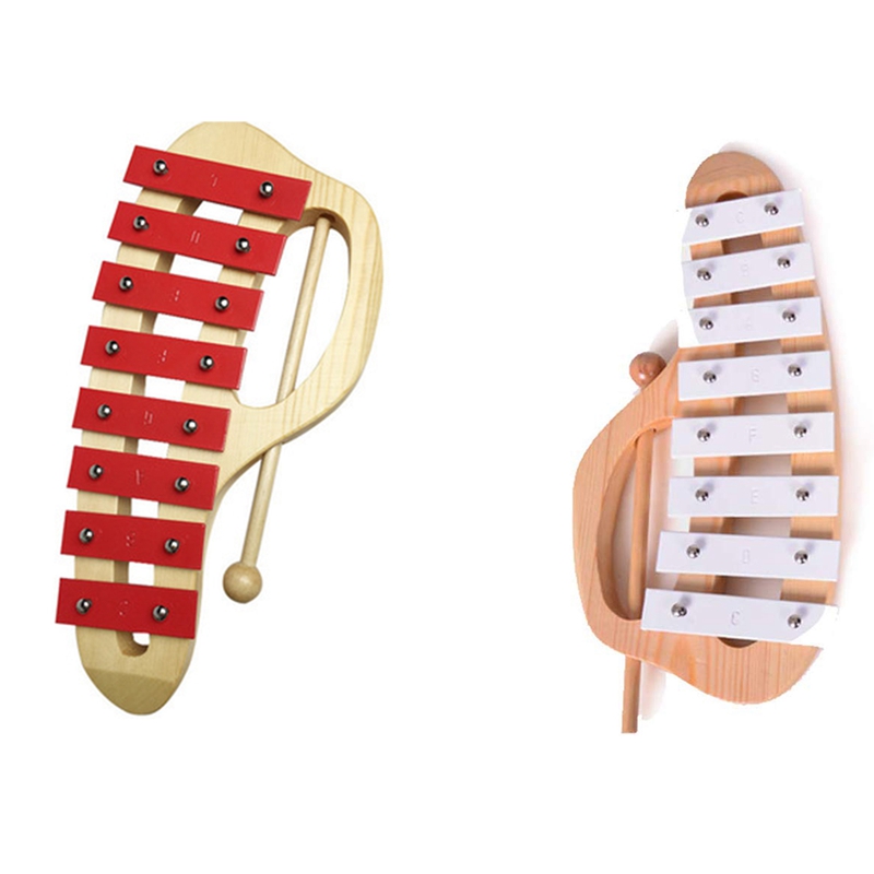 Musical Instrument Glockenspiel - Xilófono Glockenspiel AD10 con mazos, hoja