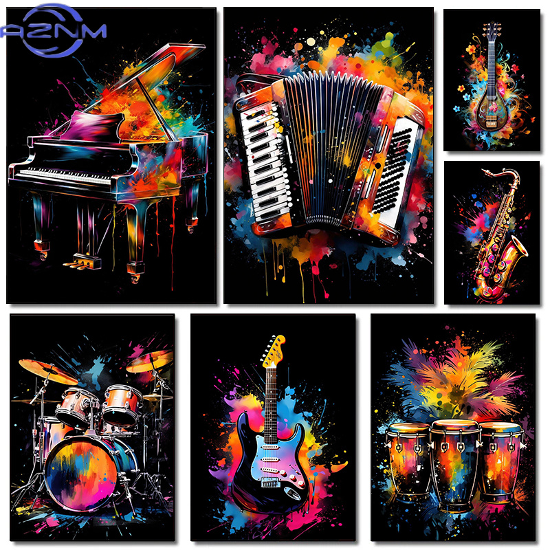 Picture Of Musical Instrument - Cuadros de Lona con Diseños Clásicos