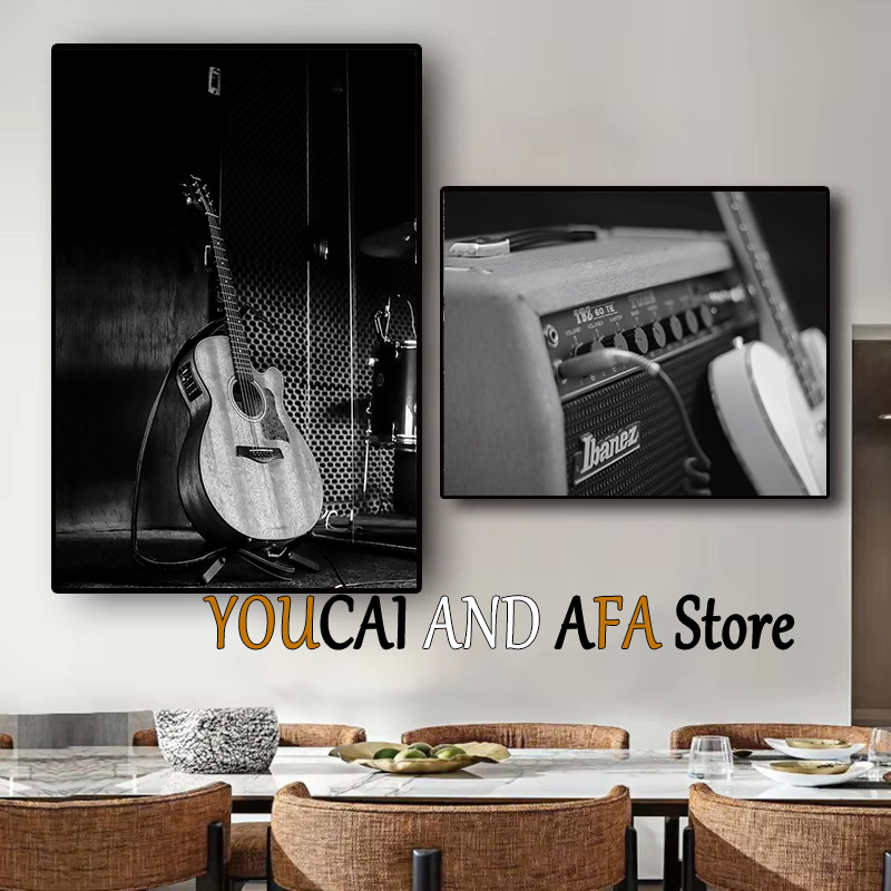Fotos en blanco y negro, instr - Musical Instrument Images reseña y precio