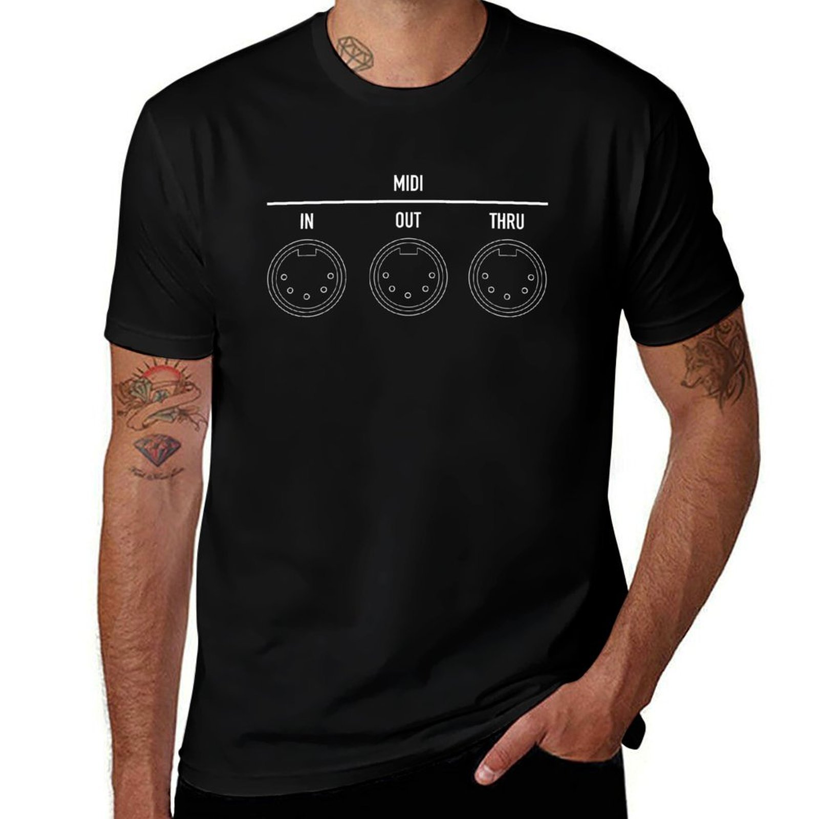 Camiseta Blanca Deportiva Casu - Musical Instrument Digital Interface reseña y precio