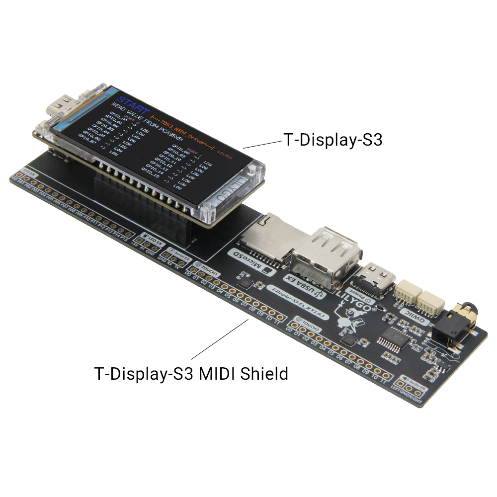 Placa de Desarrollo T-Display- - Musical Instrument Digital Interface reseña y precio
