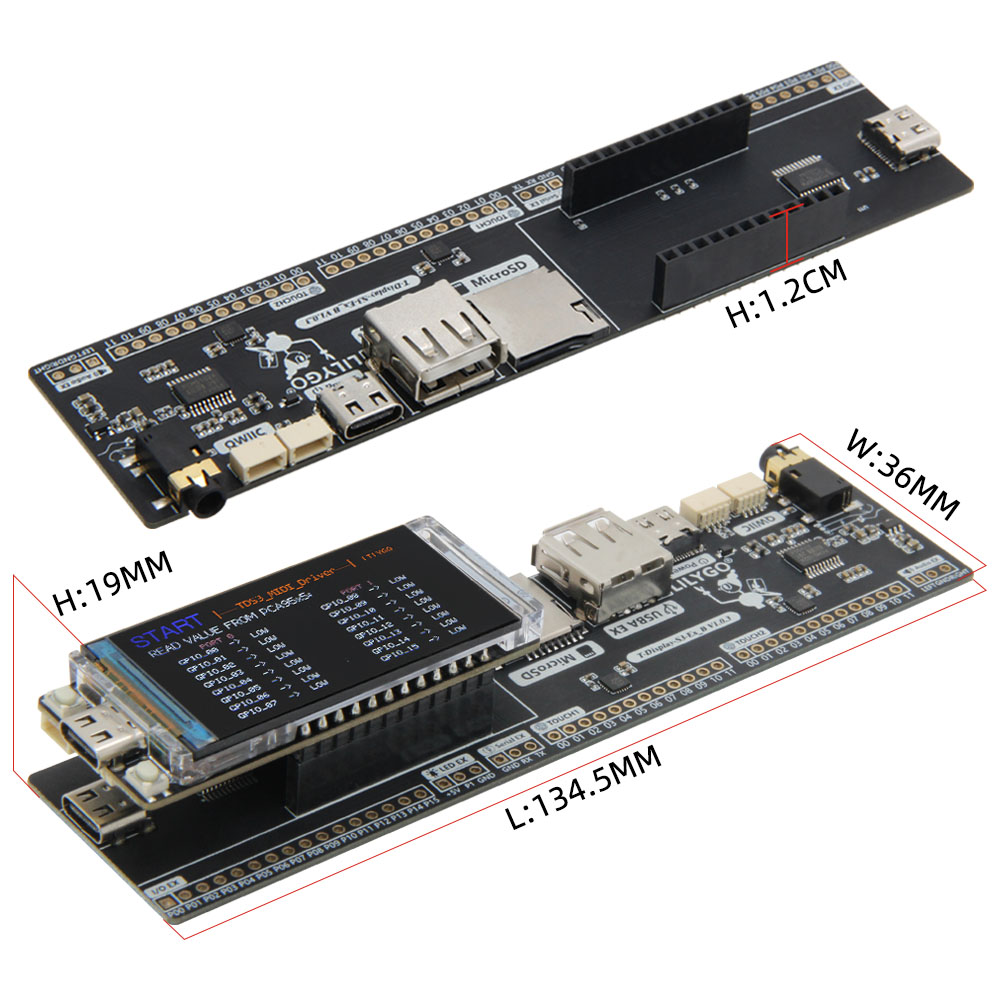 Placa de Desarrollo T-Display- - Musical Instrument Digital Interface reseña y precio