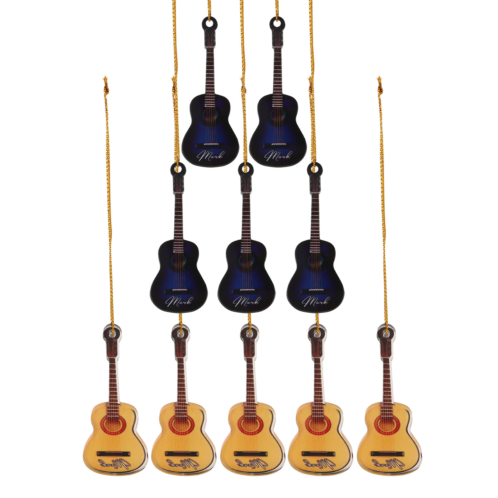 10 Piezas de Adornos Navideños - Musical Instrument Xmas Ornaments reseña y precio