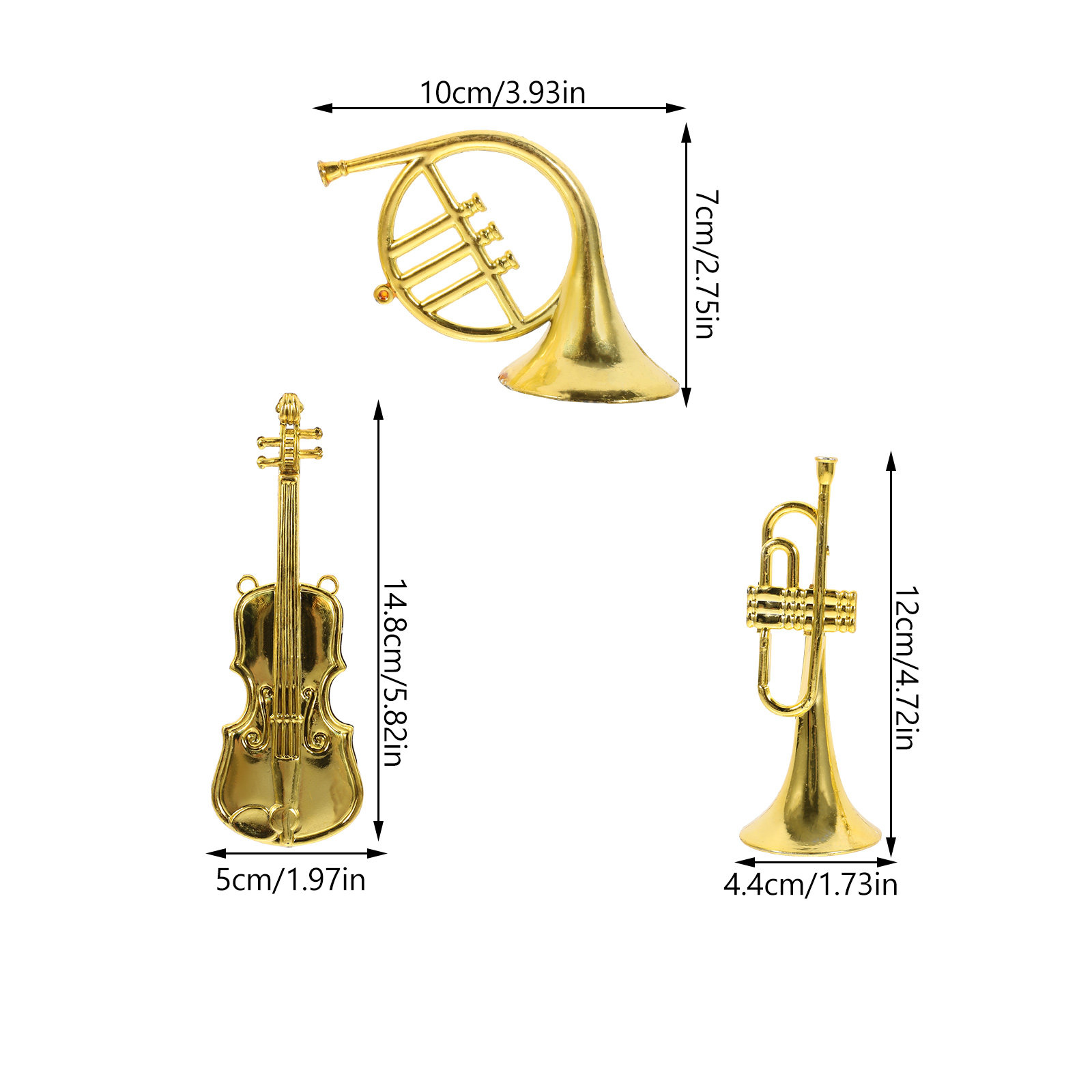 12 piezas de mini instrumentos - Musical Instrument Xmas Ornaments reseña y precio