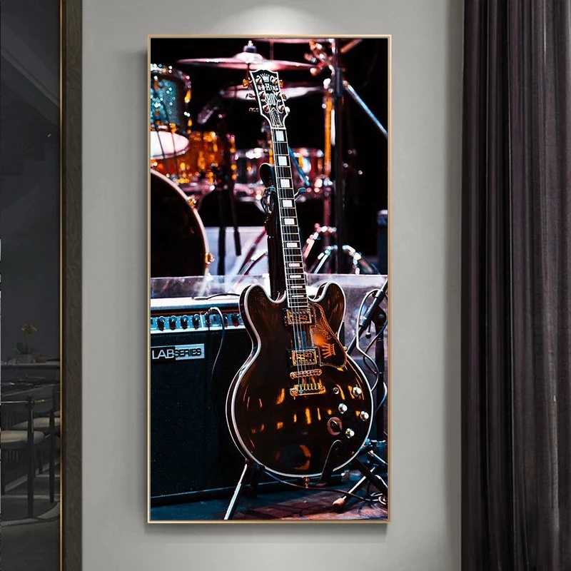 Pósteres artísticos de guitarr - Picture Of Musical Instrument reseña y precio
