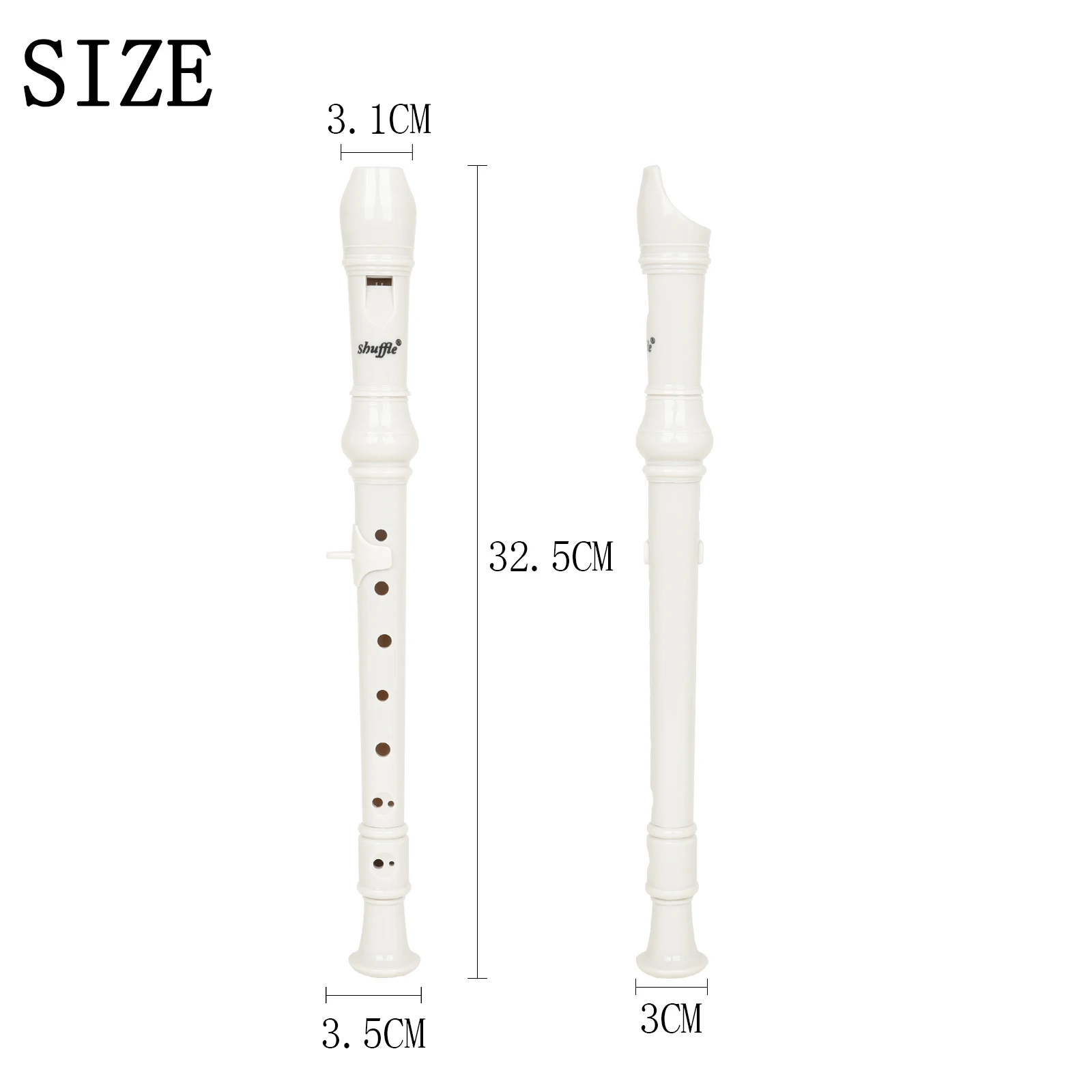 Flauta de 8 orificios estilo b - Recorder Baroque Style reseña y precio