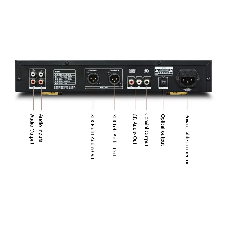 Reproductor de CD HIFI para au - Musical Instrument Digital Interface reseña y precio