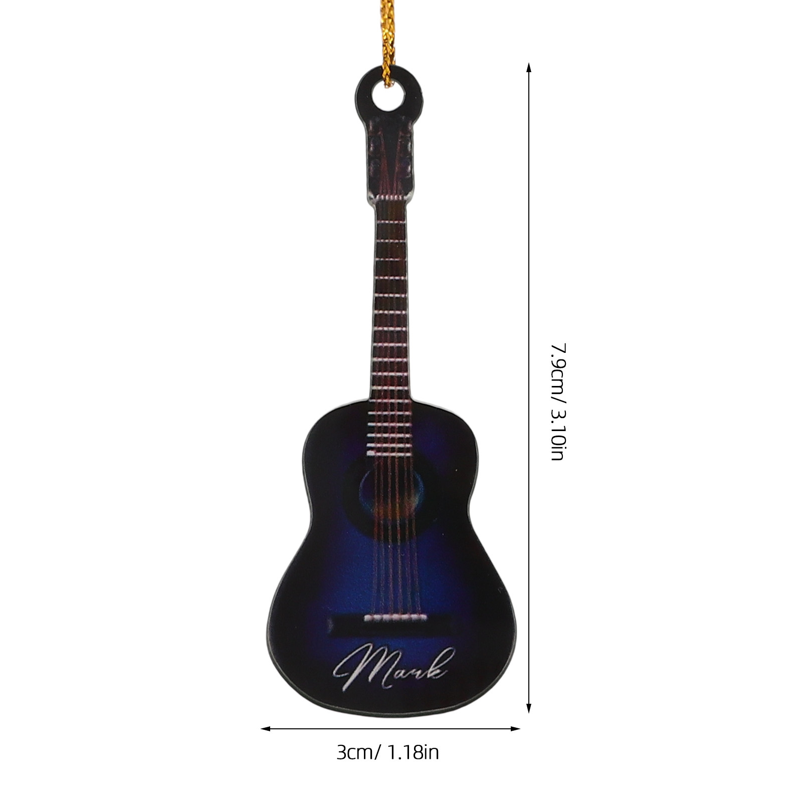10 Piezas de Guitarras Miniatu - Musical Instrument Xmas Ornaments reseña y precio