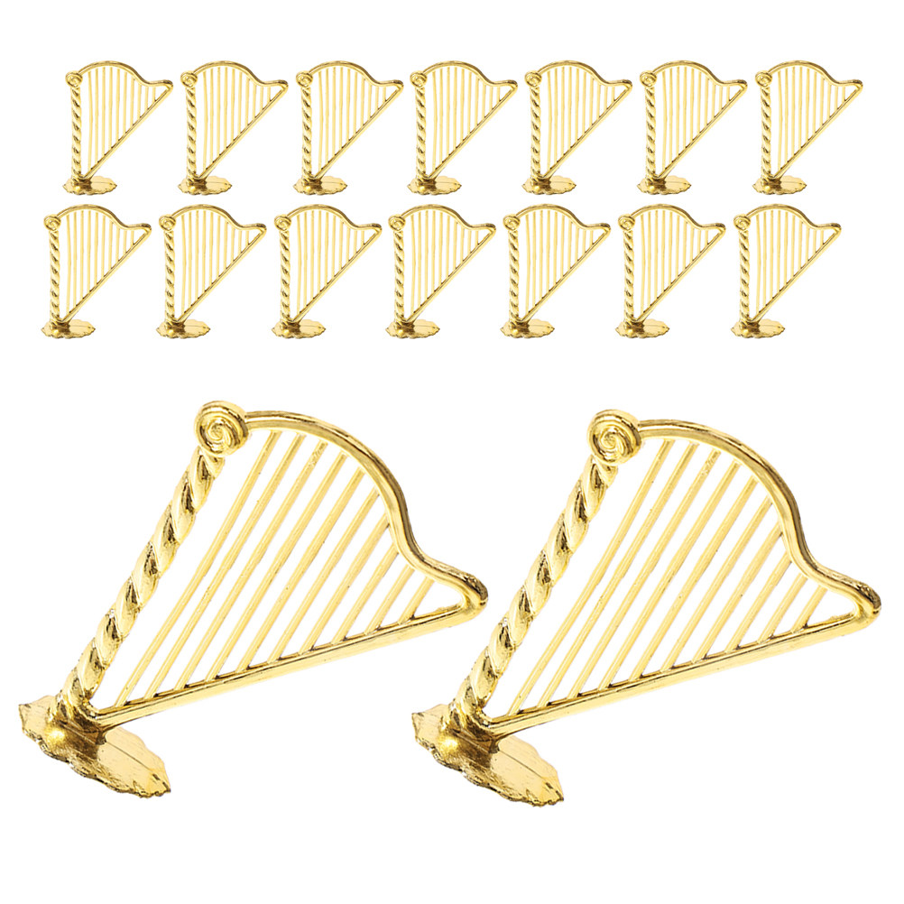100 Piezas de Mini Arpas Decor - Musical Instrument Xmas Ornaments reseña y precio
