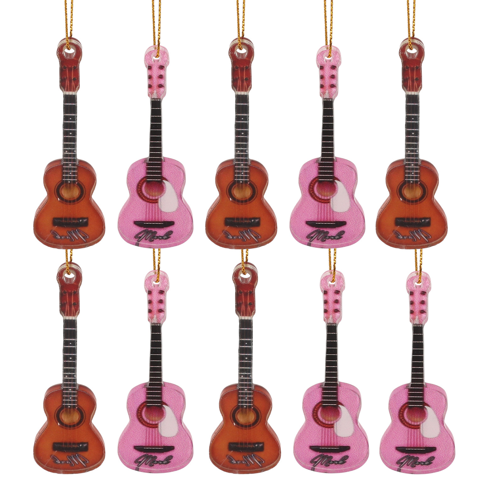 10 Piezas de Adornos Colgantes - Musical Instrument Xmas Ornaments reseña y precio