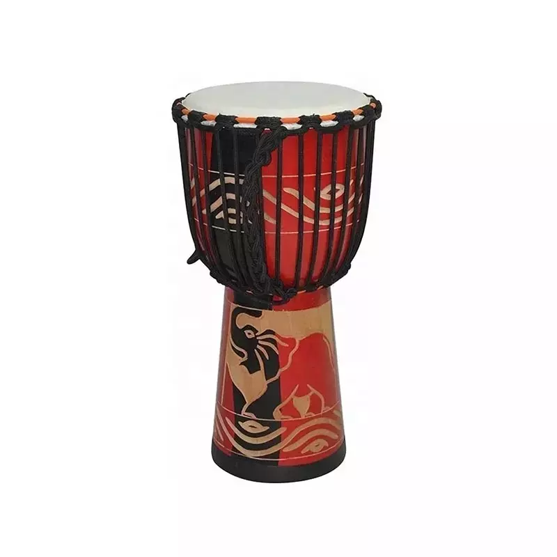 Tamaño adulto Tambor Djembe af - Musical Instrument Logo reseña y precio