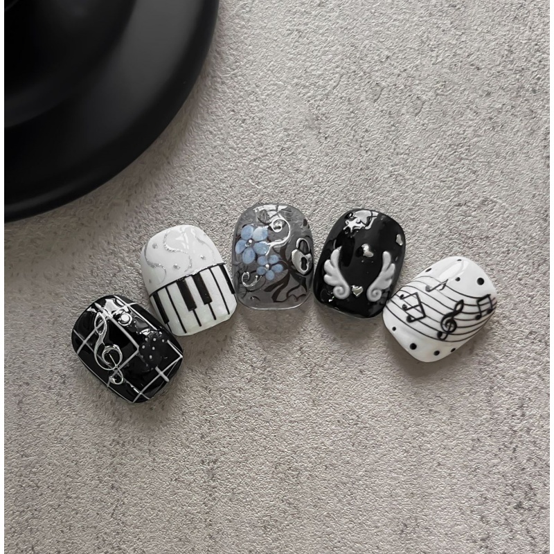 Pegatinas de Uñas 5D Estilo Mú - Musical Instrument Images reseña y precio