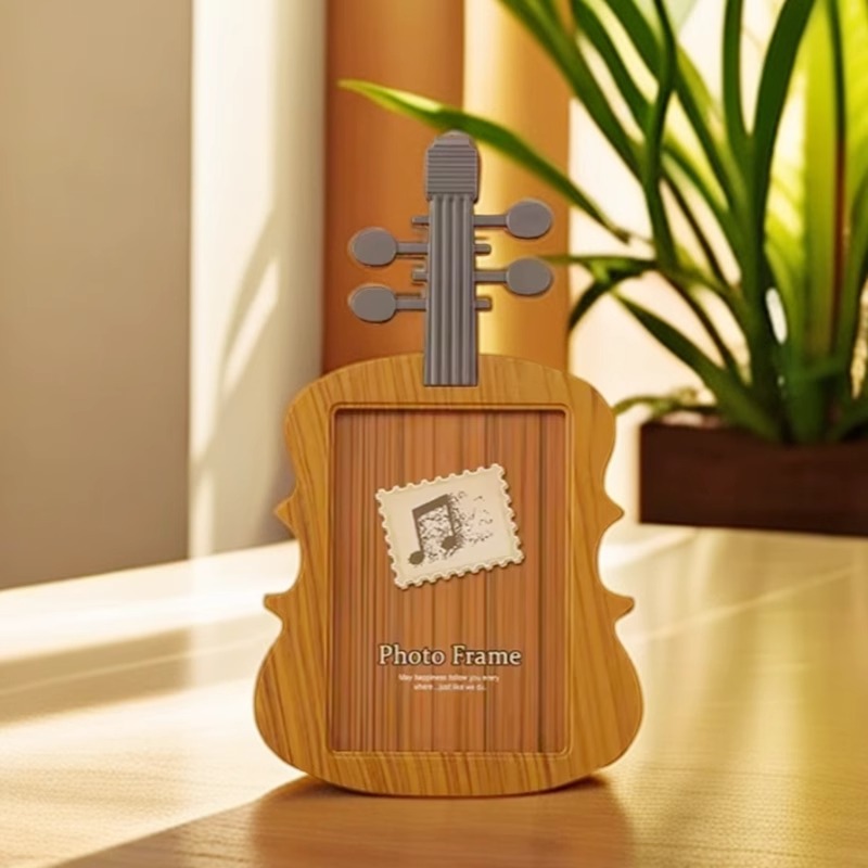 Marco de fotos con forma de vi - Musical Instrument Images reseña y precio
