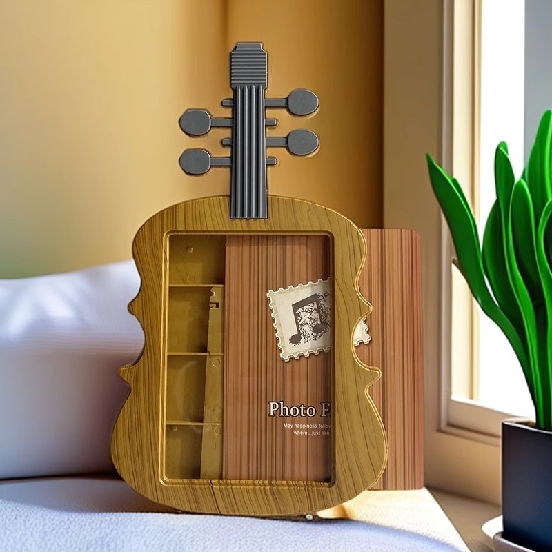 Marco de fotos con forma de vi - Musical Instrument Images reseña y precio