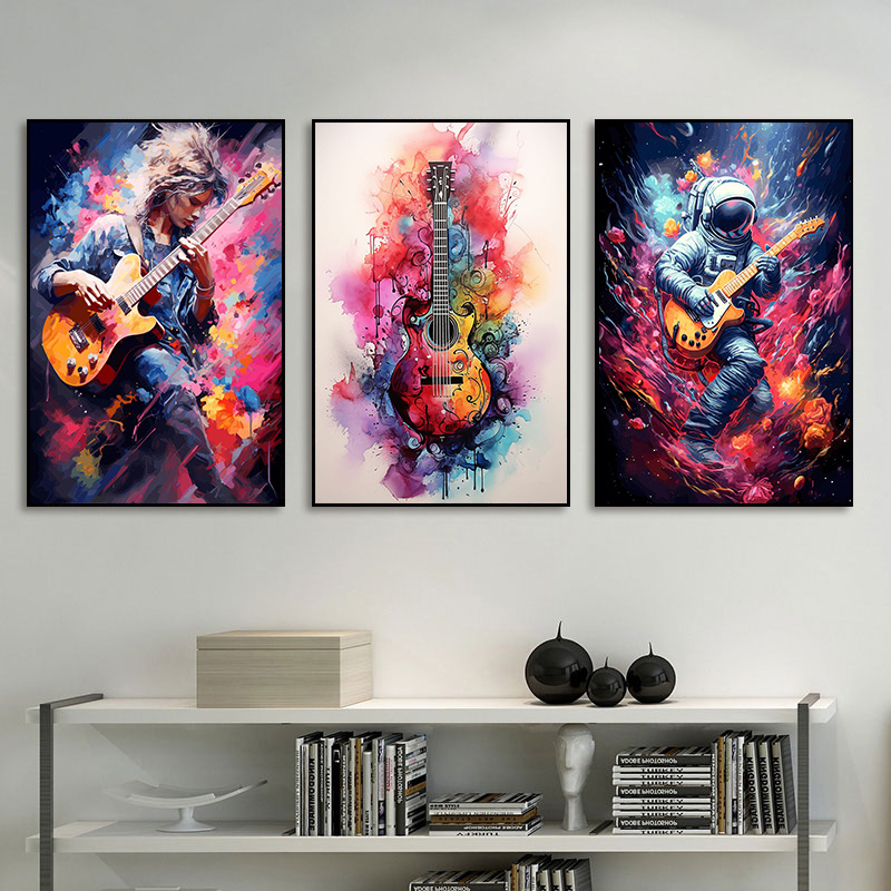 Arte colorido abstracto, instr - Musical Instrument Images reseña y precio